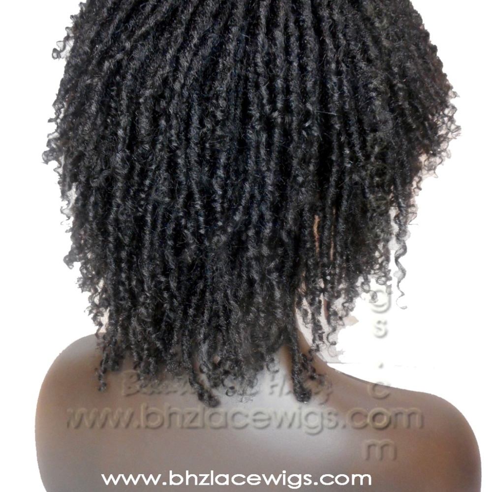 Kenyatta Full cap TWIST OUT wig faux locs dreads - Picture 6 of 8